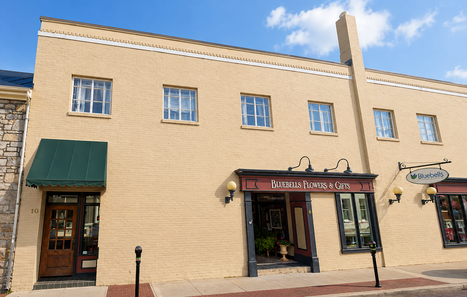 The Bell Building main entrance on West Boscawen Street